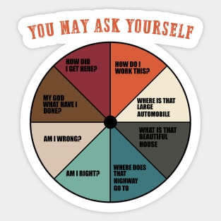 you-may-ask-yourself Sticker